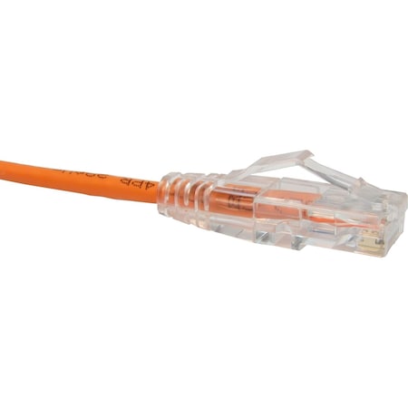 Unc Group 12Ft Cat6 Clearfit Slim Patch Cable Org CS6-12F-ORG
